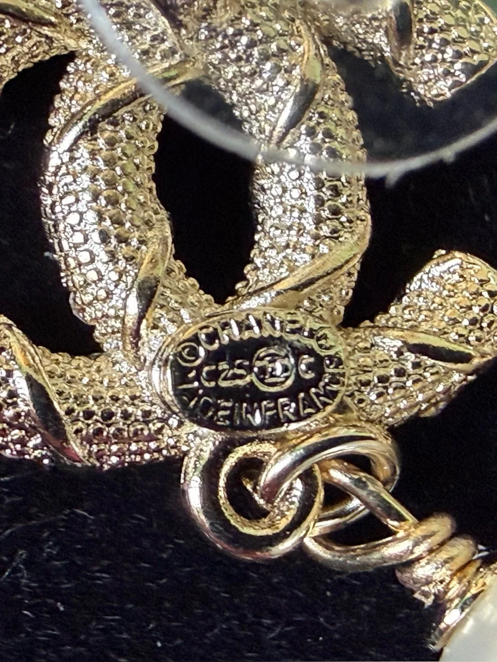 Chanel Gold tone Earrings - Picture 9 of 13